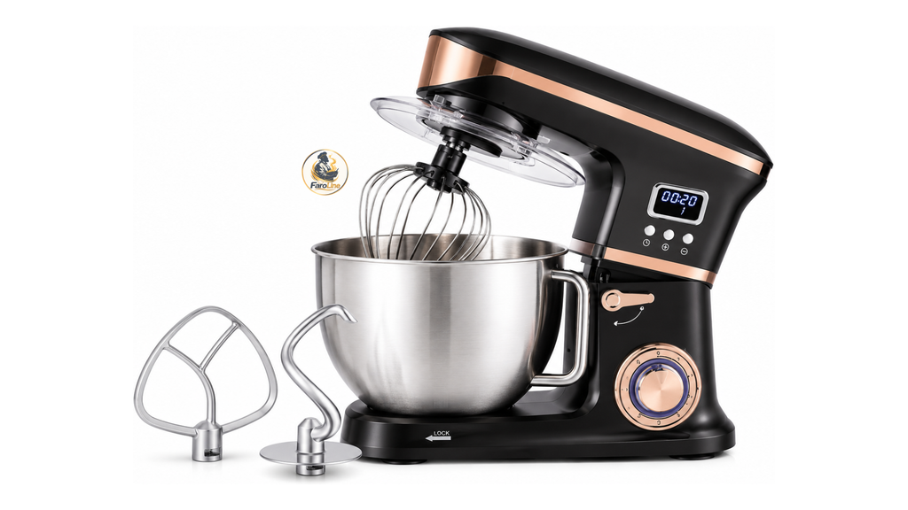 Batidora Amasadora Profesional Eisenbach 8 Litros 2000W – Bol de Acero Inoxidable, Multifunción y Diseño Premium