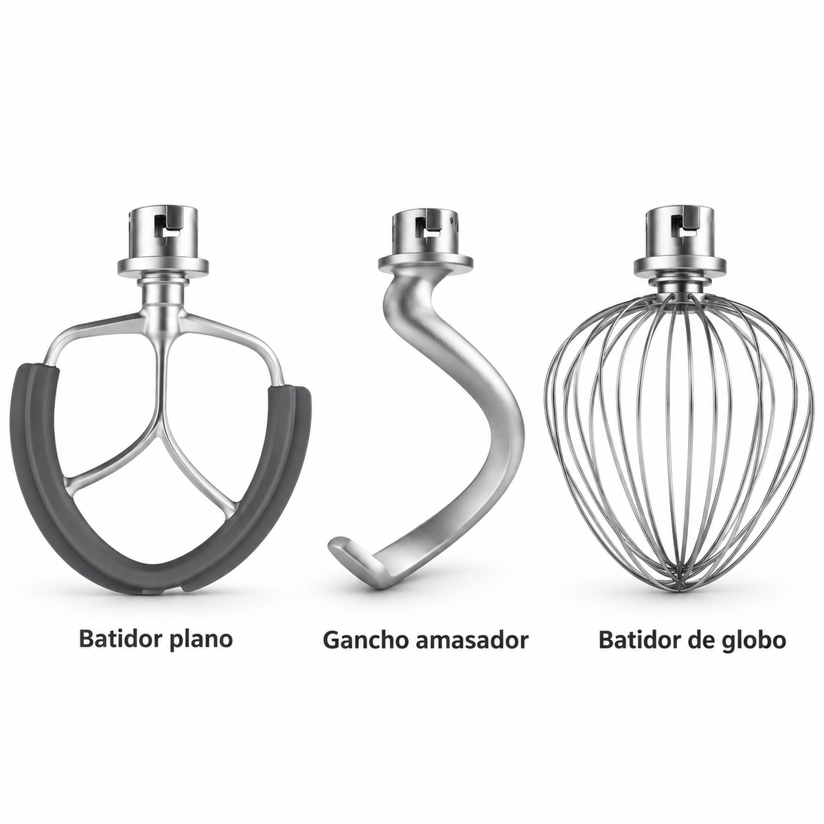 Batidora Amasadora Profesional 2800W, Robot de Cocina de 16 Litros con Bol de Acero Inoxidable, Sistema Planetario, Pantalla Digital y 3 Accesorios para Pan, Pizza y Repostería