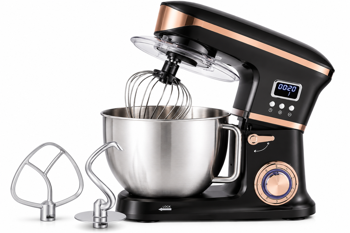 Batidora Amasadora Profesional Eisenbach 8 Litros 2000W – Bol de Acero Inoxidable, Multifunción y Diseño Premium