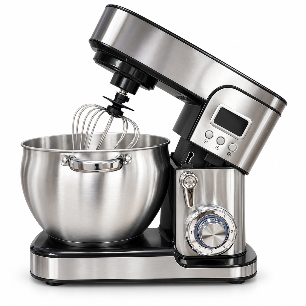 Batidora Amasadora Planetaria Profesional 2000W – 9 Litros | Acero Inoxidable con Pantalla Digital