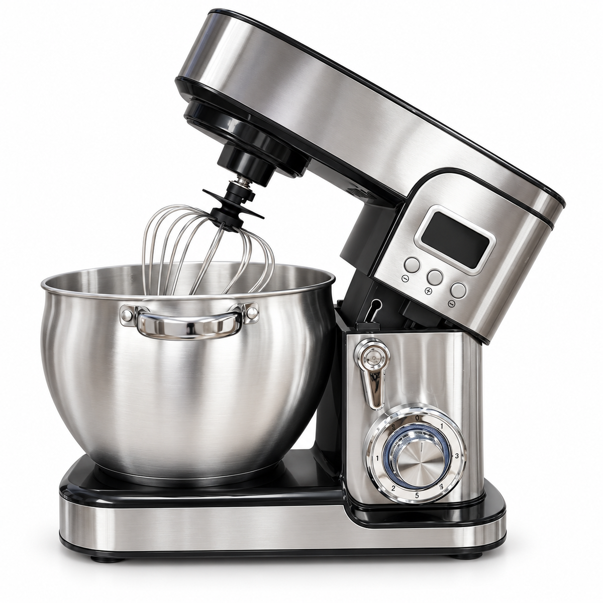 Batidora Amasadora Planetaria Profesional 2000W – 9 Litros | Acero Inoxidable con Pantalla Digital