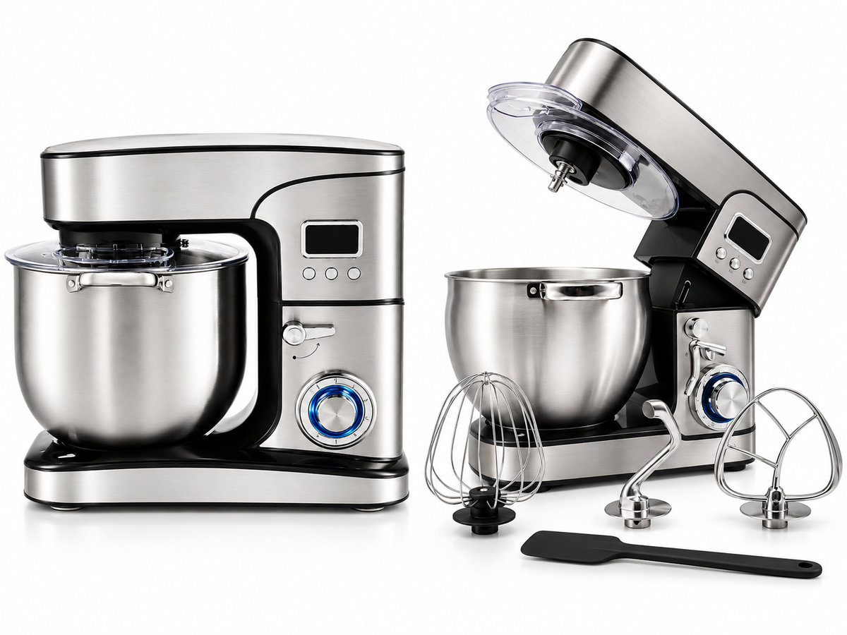Amasadora Batidora Profesional 2800W – 12 Litros | Robot de Cocina Multifunción con Accesorios